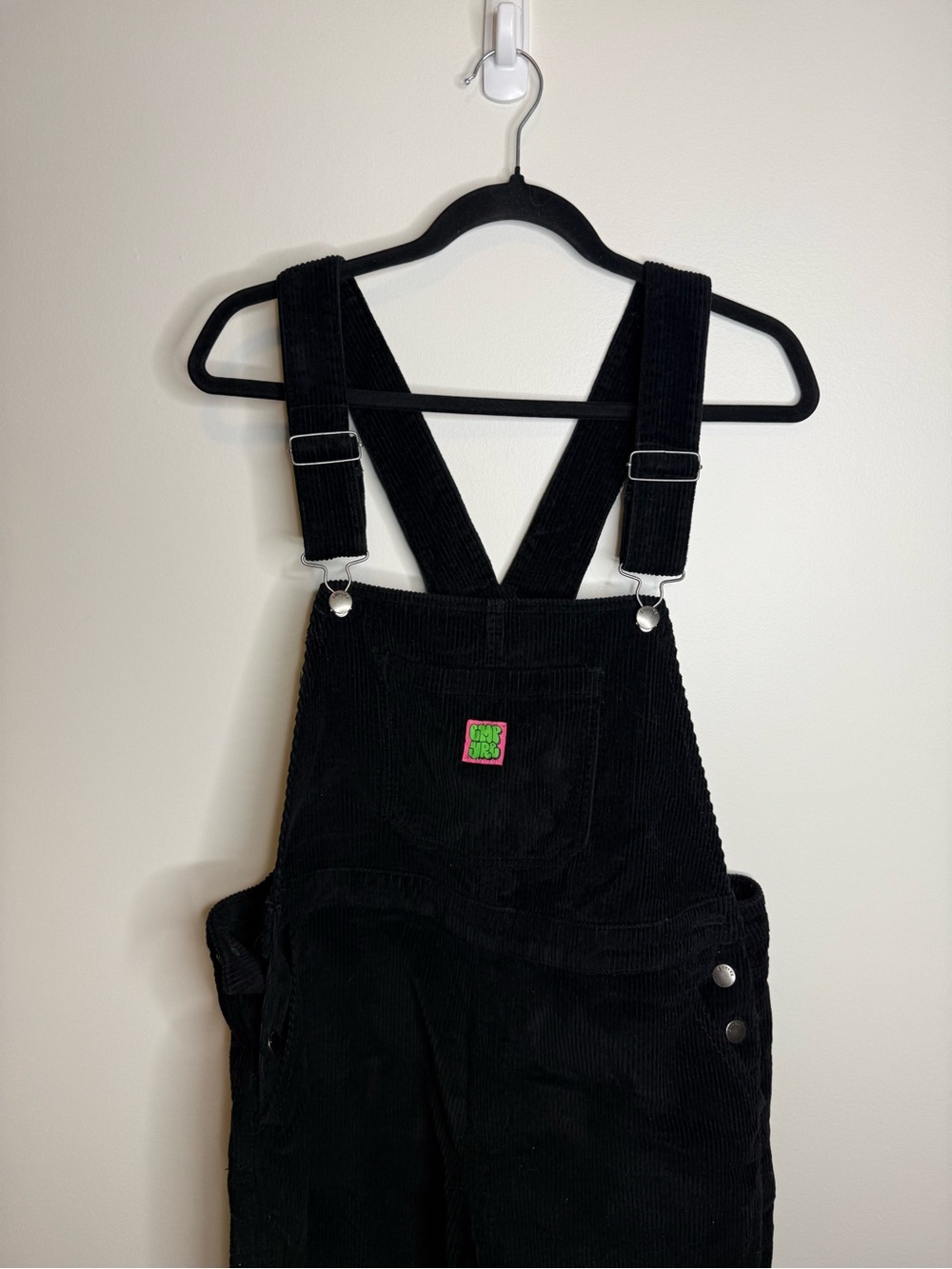 90s Cordoroy Empyre Overalls black size XL - Picture 2 of 8